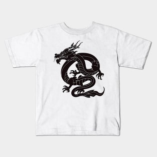 Black Dragon Kids T-Shirt